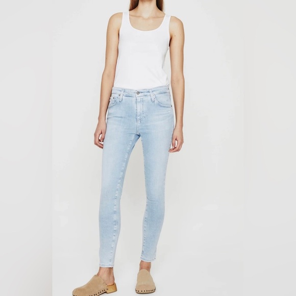 AG Adriano Goldschmied Farrah High Rise Skinny Ankle Jeans Size 30R - Picture 1 of 10